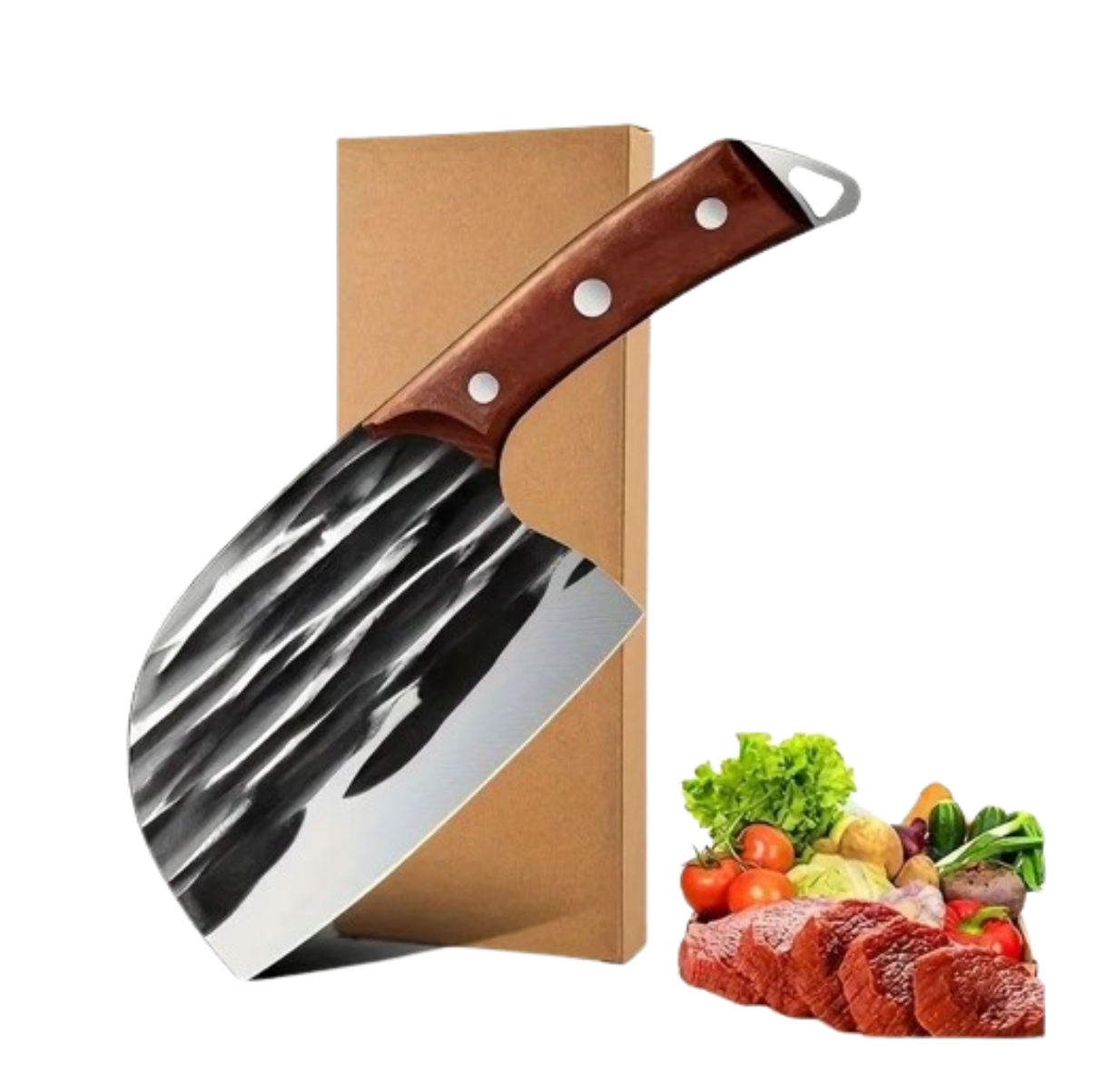 Miniatura 3 de Cuchillo Profesional Hacha en Acero Inox